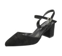 Ladies Anne Michelle Elegant Heeled Shoes F90122 - Black Microfibre - UK Size 3 - EU Size 36 - US Size 5
