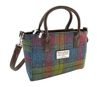Ladies Authentic Harris Tweed Brora Small Tote Bag With Shoulder Strap
