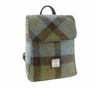 Ladies Authentic Harris Tweed Luxury Fashionable Mini Backpack Bag in MacLeod Tartan Handwoven in Scotland Genuine Harris Tweed - 26cm x 21cm x 12cm