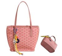 Ladies' bag, handbag, 2025 shopping shoulder bag, fish scale design shopping bag, multiple colors to choose from (B)