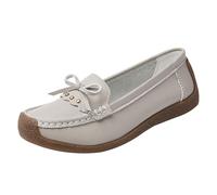 Ladies Ballet Pumps Size 6 Woven Go Walking Shoes Hands Slip in Sneakers Ladies Flat Shoes Size 41 (Grey, 4)