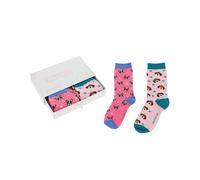 Ladies Bamboo Socks Gift Box Dogs - Joe Davies
