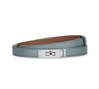 Ladies Belts,Women Skinny Leather Belt Classic Solid Color Alloy Turn Lock Ladies Adjustable Leather Belt Slim Thin Waist Belt Waistband Decorative Belt For Dresses Jeans Pants Coat ( Color : Light Bl