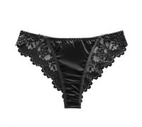 Ladies Black Cotton Pants High Waist Cotton Knicker White Lace Briefs Women Size 12 Womens Underwear Black Floral Knickers Ladies Pants Size 16 High Waist Black Knickers