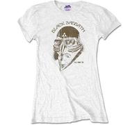 Black Sabbath Women's BSTSP01LW04 T-Shirt, White, XL