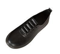 Ladies Black Trainers Lightweight Sports Shoes for Women | Microfiber Blend Fabrics Park Run Morning Trainers Urban City Street Walk Shoes Memory Foam Cushion Inserts