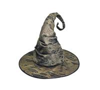 Ladies Black Witch Hat - Halloween Day of the Dead Corpse Bride - Adults Pointy Witch Hat - Fancy Dress Carnival Accessories - Women's Witch or Wizards Outfit