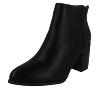 Ladies Block Heel Ankle Boots with Back Zip F5R1233