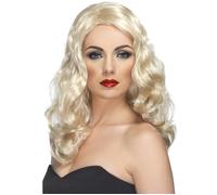 Ladies Blonde Curly Glamorous Wig