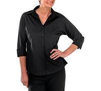 LADIES BLOUSE 3/4 SLEEVE BLACK 08