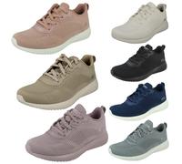 Ladies Bobs Sport By Skechers Tough Talk Trainers With Memory Foam