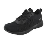 Skechers Women's Bobs Squad Tough Talk SP20 Sneakers - Memory Foam - Black UK 6