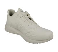 Skechers Women's Bobs Squad Tough Talk Sneakers, White Engineered Knit, 8 UK