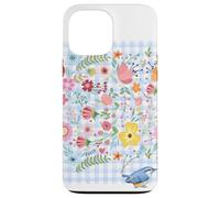 LADIES BOHO FLORAL WATERCOLOR BOTANICAL FLOWER BLUETIT BIRD Case for iPhone 13 Pro Max
