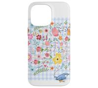 LADIES BOHO FLORAL WATERCOLOR BOTANICAL FLOWER BLUETIT BIRD Case for iPhone 14 Pro Max