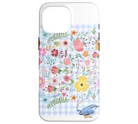 LADIES BOHO FLORAL WATERCOLOR BOTANICAL FLOWER BLUETIT BIRD Case for iPhone 16 Pro Max