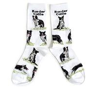 Ladies Border Collie Sheepdog Socks 4-8 UK / 37-42 Eur / 6-10 US