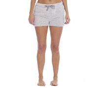 Ladies Borg Winter Chunky Shorts Fluffy Cosy Grey L