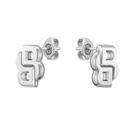 Ladies BOSS Double B Stainless Steel Stud Earrings