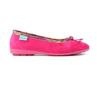 Ladies Bow Pink Pump Slipper 6 Pink