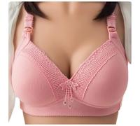 Ladies Bras,Women'S Bras,Push Up Bra Comfort & Support. Three- Cup, Side Frame, Underwire Stretch Lace Plus Size Bras (44)