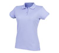 Ladies Breathable Polo Henbury Womens Coolplus Wicking Short Sleeve Sports Shirt