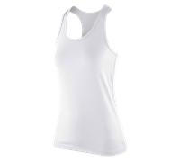 Ladies Breathable Polyester Racer Back Vest Fitness Softex Tank Top by Spiro