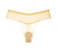 Ladies Briefs, Ice Silk Thin Seamless Visible Lines Latex Silk Sport Yoga Triangle Briefs Breathable Comfortable Panties