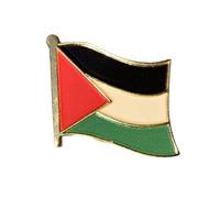 Ladies Brooches Support Palestine Friendship Flag Badge Palestine Brooch Badge Features Star Badges (Green, 3cm)