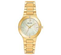 Ladies' Bulova Futuro Millennia Gold-Tone Diamond Accent Watch 97R102