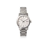 Ladies Burberry The City Engraved Check Watch BU9144