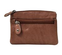 Ladies Butter Soft Genuine Leather Coin Purse (Tan)