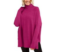 Ladies Cardigans,Womens Off The Shoulder Sweater Casual Knitted Loose Long Sleeve Pullover