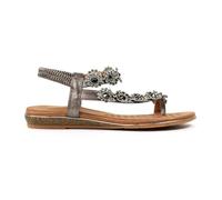 Ladies Charlotte II Pewter Sandal 7 Pewter