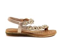 Ladies Charlotte II Rose Gold Sandal 5 Rose Gold