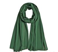 Ladies Chiffon Oversized Plain Scarf Women Top Quality Large Maxi Hijab Shawl (Green)