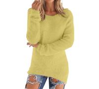 Ladies Christmas Jumpers UK, Jumpsuits for Women UK, Ladies Knitted Jumper, Oversized Cardigan for Women, Passenger Clothing, y2k Style Sweater Turtleneck Long Sleeve, wearall Yellow