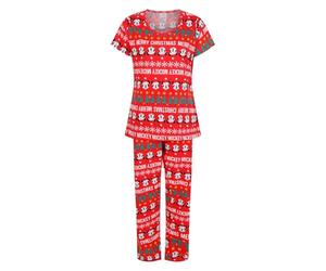 Ladies Christmas Pyjamas Xmas Festive PJ Sets UK 8 to 22 Night Sleep Lounge Wear