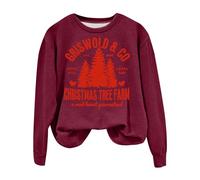 Ladies Christmas Sweatshirt Holiday Ladies Festival Daily Sweatshirt School Office Gym with Leggings Women Christmas Sweatshirts Casual Griswold Festival Lightweight Daily Teen Girls Ladies