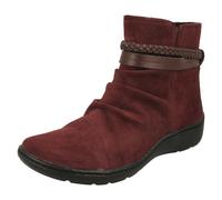 Ladies Clarks Braid Detailed Ankle Boots 'Cora BraidBoot'