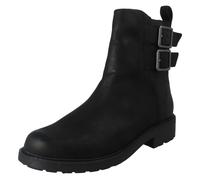 Ladies Clarks Buckle Detailed Zip Fastening Leather Ankle Boots "Orinoco2 Bay"