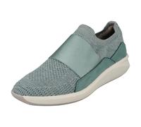 Ladies Clarks Elasticated Strap Detailed Trainers Un Rio Knit