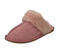 Ladies Clarks Faux Fur Cuff Mule Slippers Warm Lux