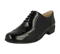 Ladies Clarks Smart Brogue Lace Up Heeled Leather Shoes Hamble Oak