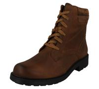Ladies Clarks Lace Up Detailed Ankle Boots 'Orinoco2 Spice'
