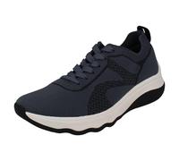 Clarks Women's Circuit Tie Denim Blue Knit Trainers | Size: 5/Standard Fit