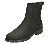 LADIES CLARKS LEATHER PULL ON LOW HEEL WINTER CHELSEA ANKLE BOOTS ORINOCO CLUB