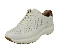 Ladies Clarks Punched Hole Detailed Summer Shoes - Tivoli Grace