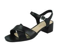 Clarks Ladies Clarks Strappy Heeled Sandals Sheer35 Strap - Black - UK 4.5