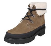Ladies Clarks Warm Lined Classic Biker Boots - Orianna Turn